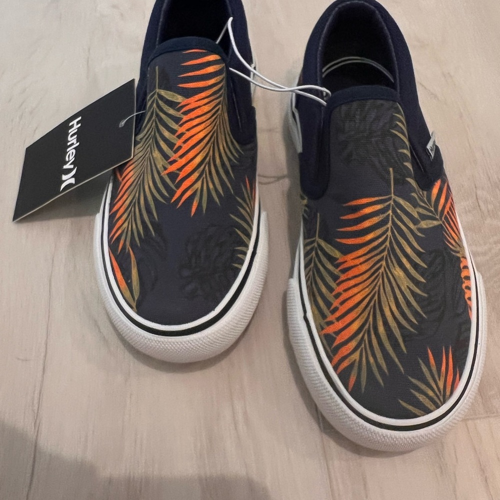 Hurley Kids Sneakers - Navy and Orange